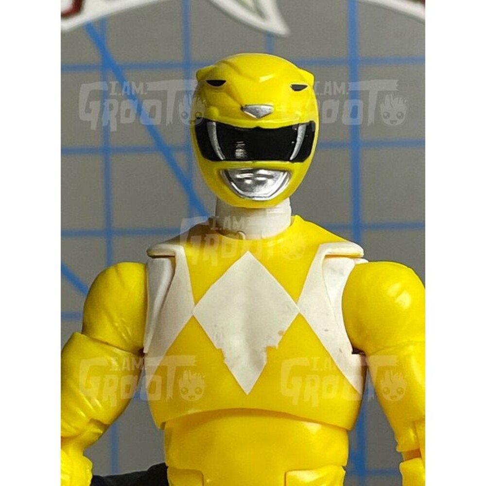 Power Rangers Lightning Collection Yellow Ranger Jason Trini Body Swap Male
